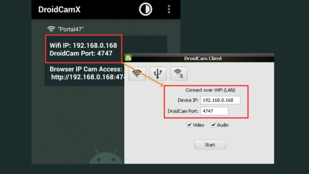 Droidcam X ayuda a conocer el Cómo usar teléfono celular como WEBCAM en android