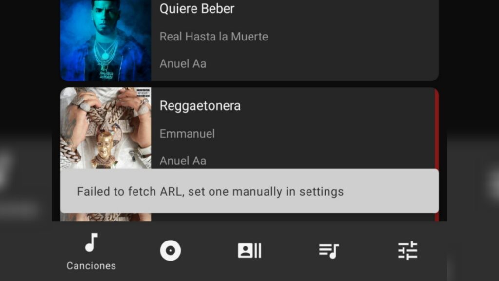 failed to fetch arl set one manually in settings: Solucionar Error AIDS