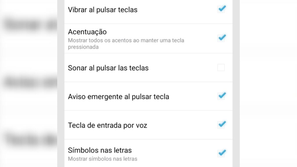 Teclado de iphone para android en Español